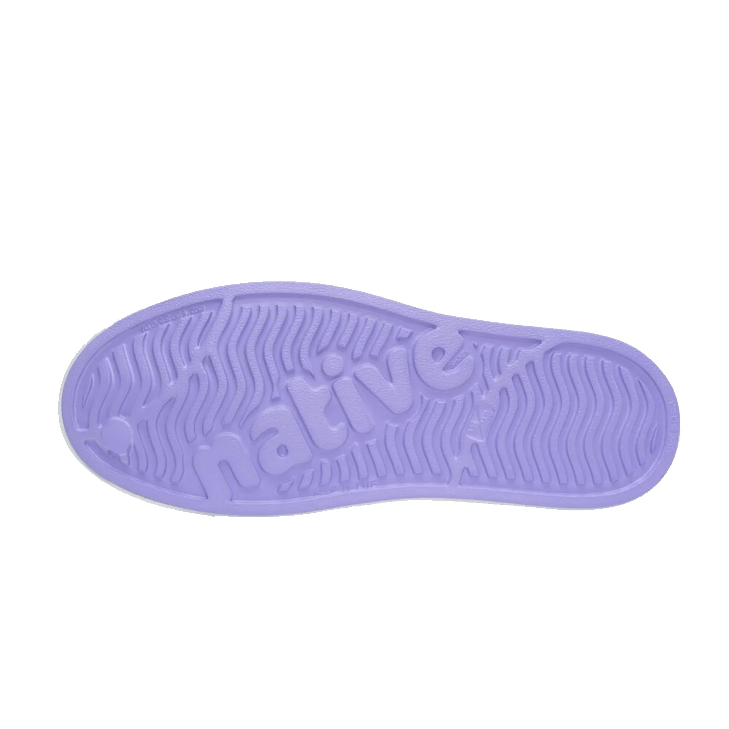 Native Unisex Jefferson Shoe Healing Purple/Shell White - Image 3