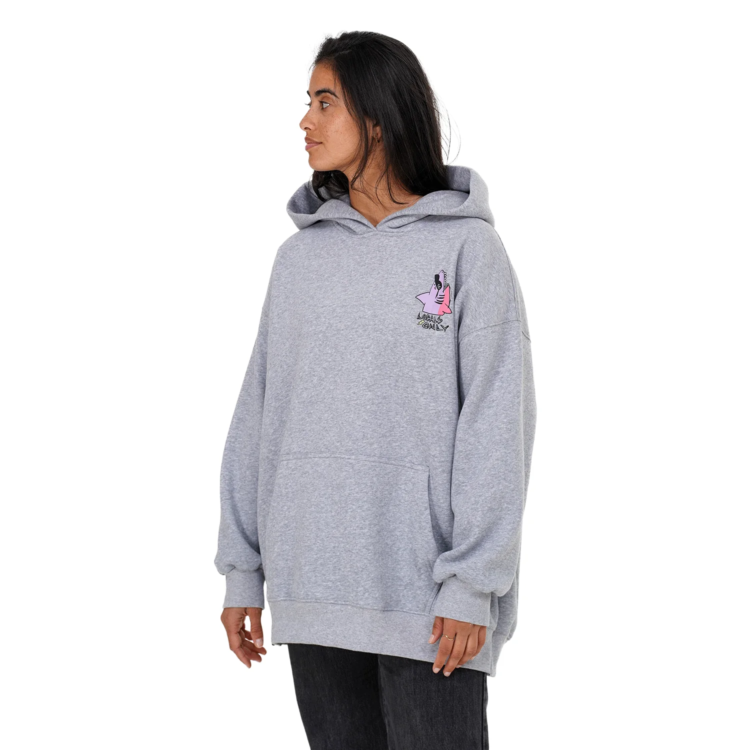 Notice the Reckless Women's Locals Only Drop Hoody
