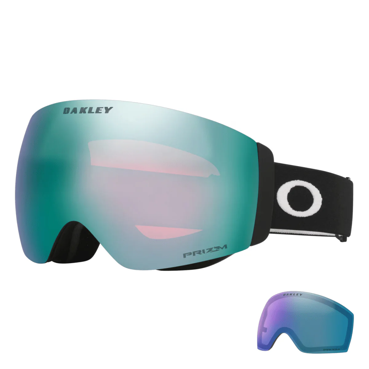 Oakley Flight Deck Pro M Goggles Matte Black/Prizm Sapphire + Prizm Iced