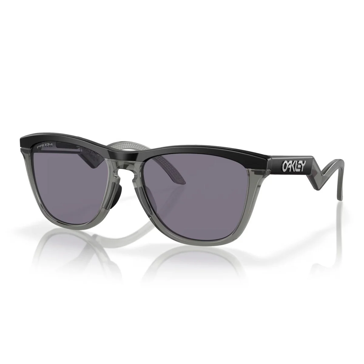 Oakley Frogskins Hybrid Sunglasses Matte Black Grey/Smoke Prizm Grey