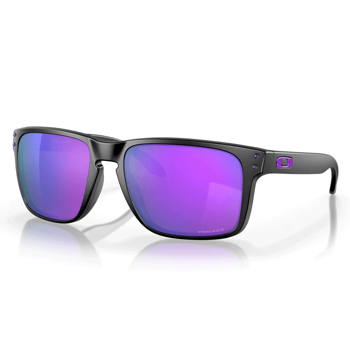 Oakley Holbrook XL Sunglasses Matte Black/Prizm Violet