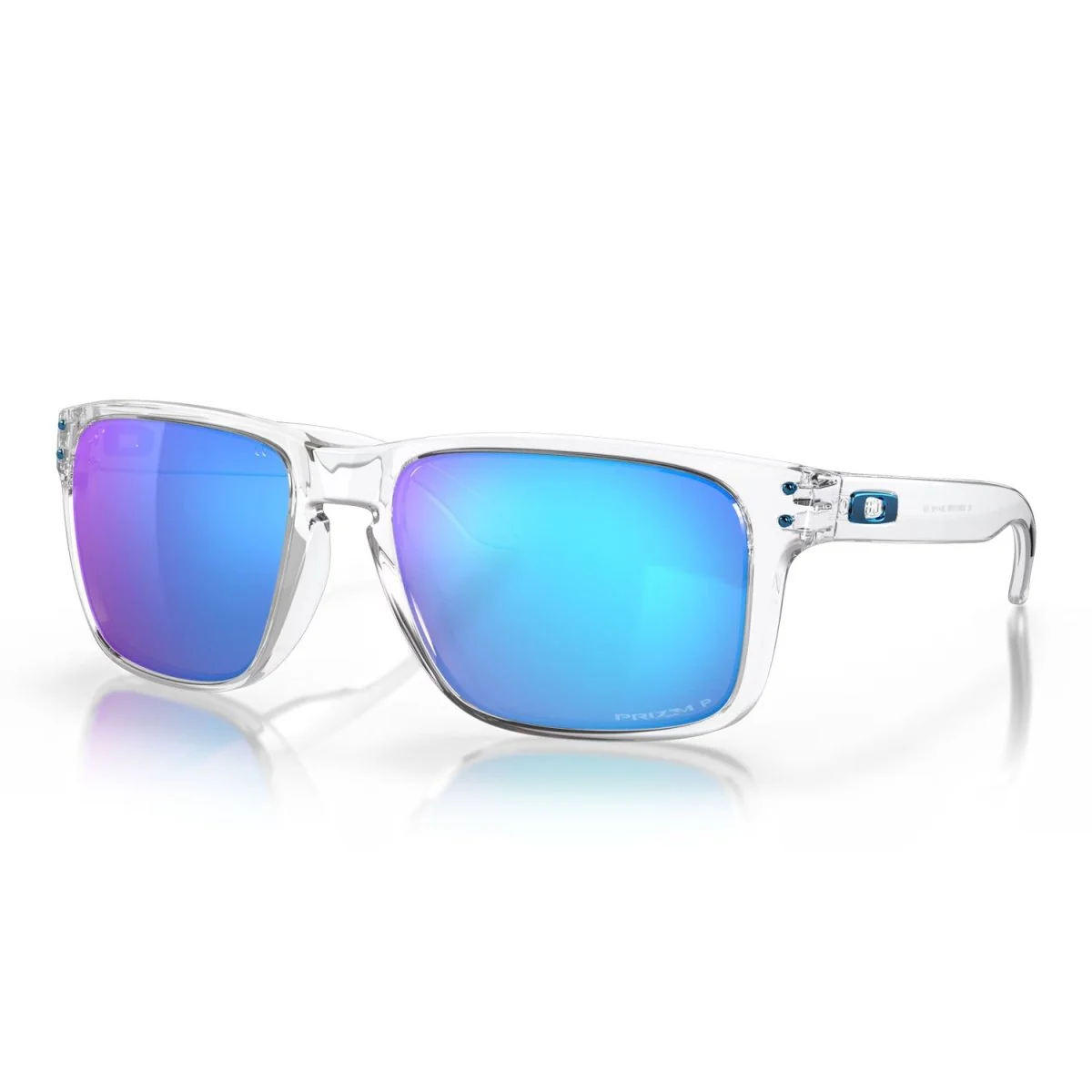 Oakley Holbrook XL Sunglasses Polished Clear/Prizm Sapphire Polarized