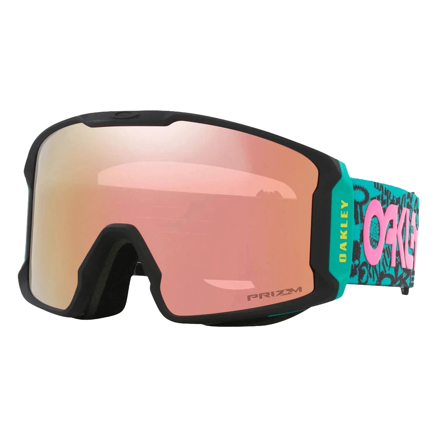 Oakley Line Miner L Goggles Logo Collage/Prizm Rose Gold