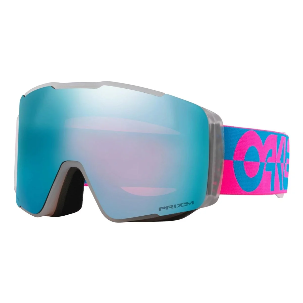 Oakley Line Miner Pro L Low Bridge Fit Goggles Blue Pink Duality/Prizm Sapphire Iridium + Prizm Iced Iridium