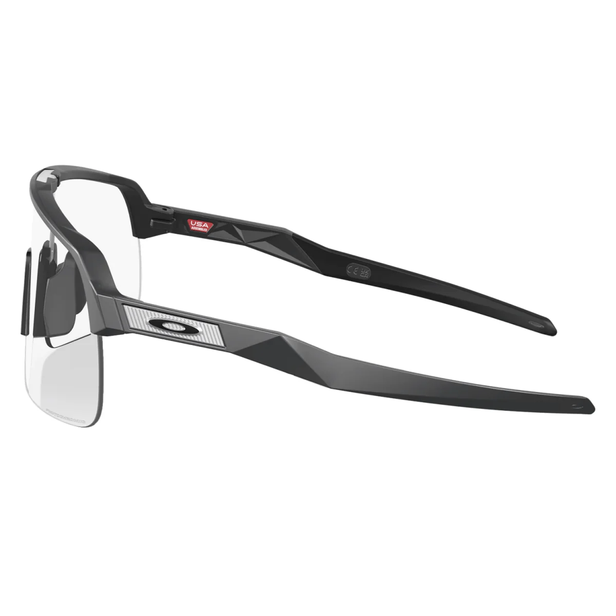 Oakley Sutro Lite Sunglasses Matte Carbon/Clear Photochromic - Image 2
