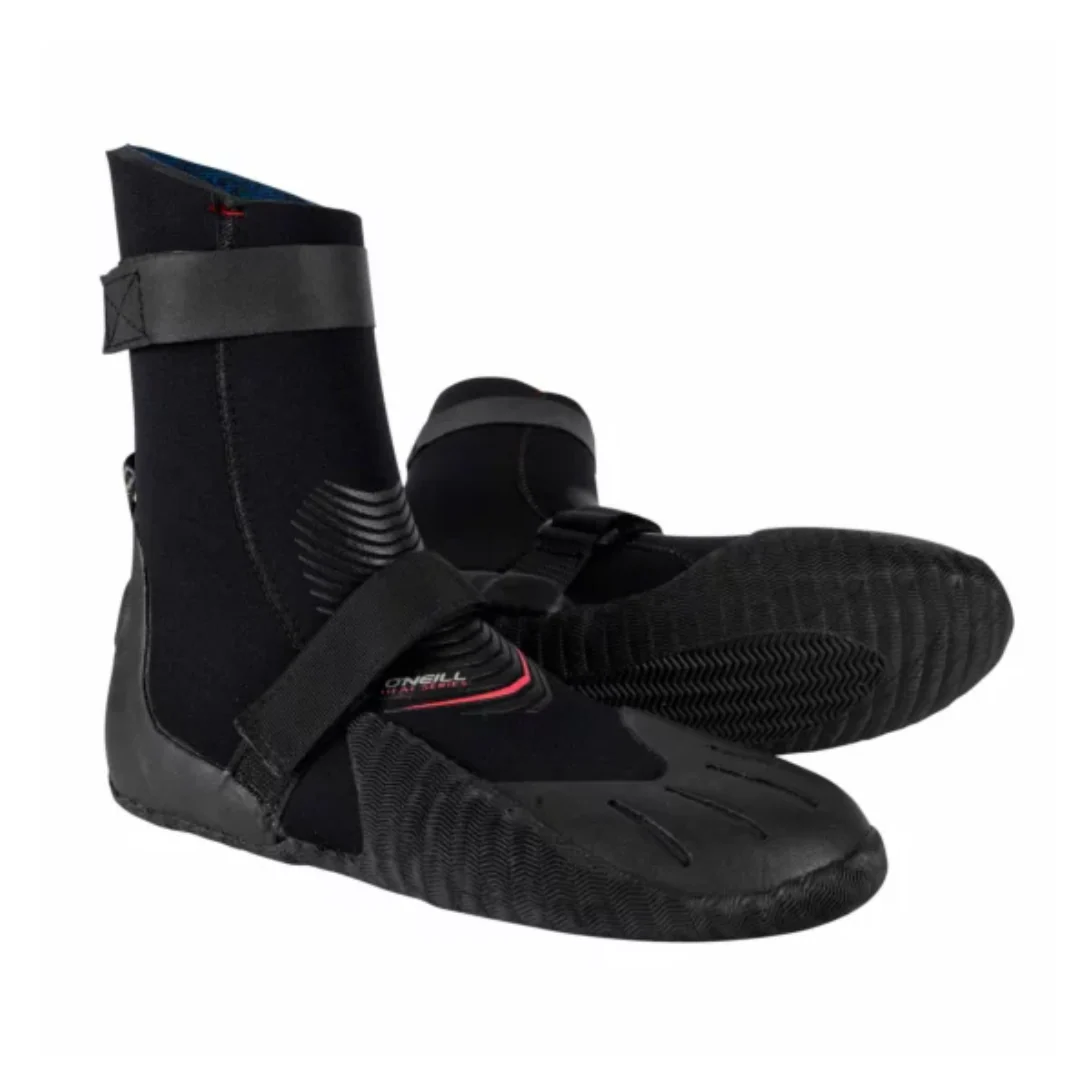 O'Neill Heat 5mm Round Toe Booties Black