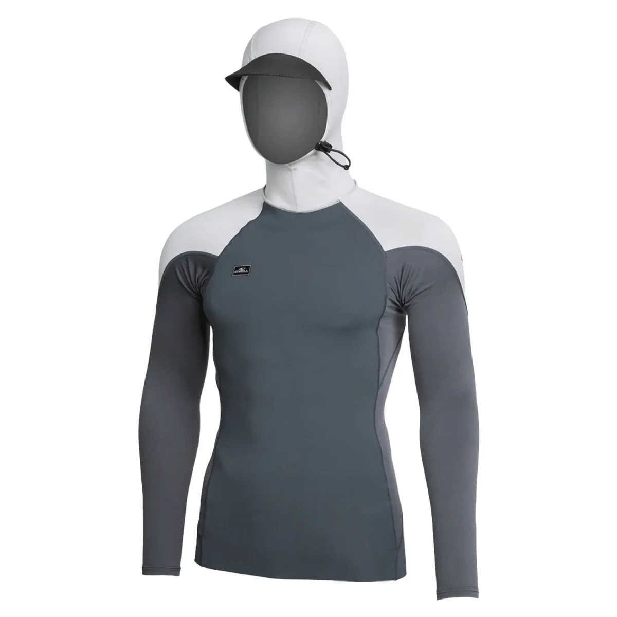 O'Neill Men's Thinskins Neo-Skins L/S W/Hood Graphite/Cool Grey