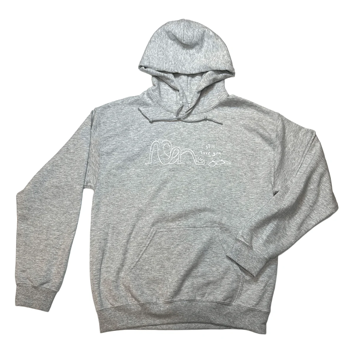 Pacific Boarder I Still Love You Hoodie Grey