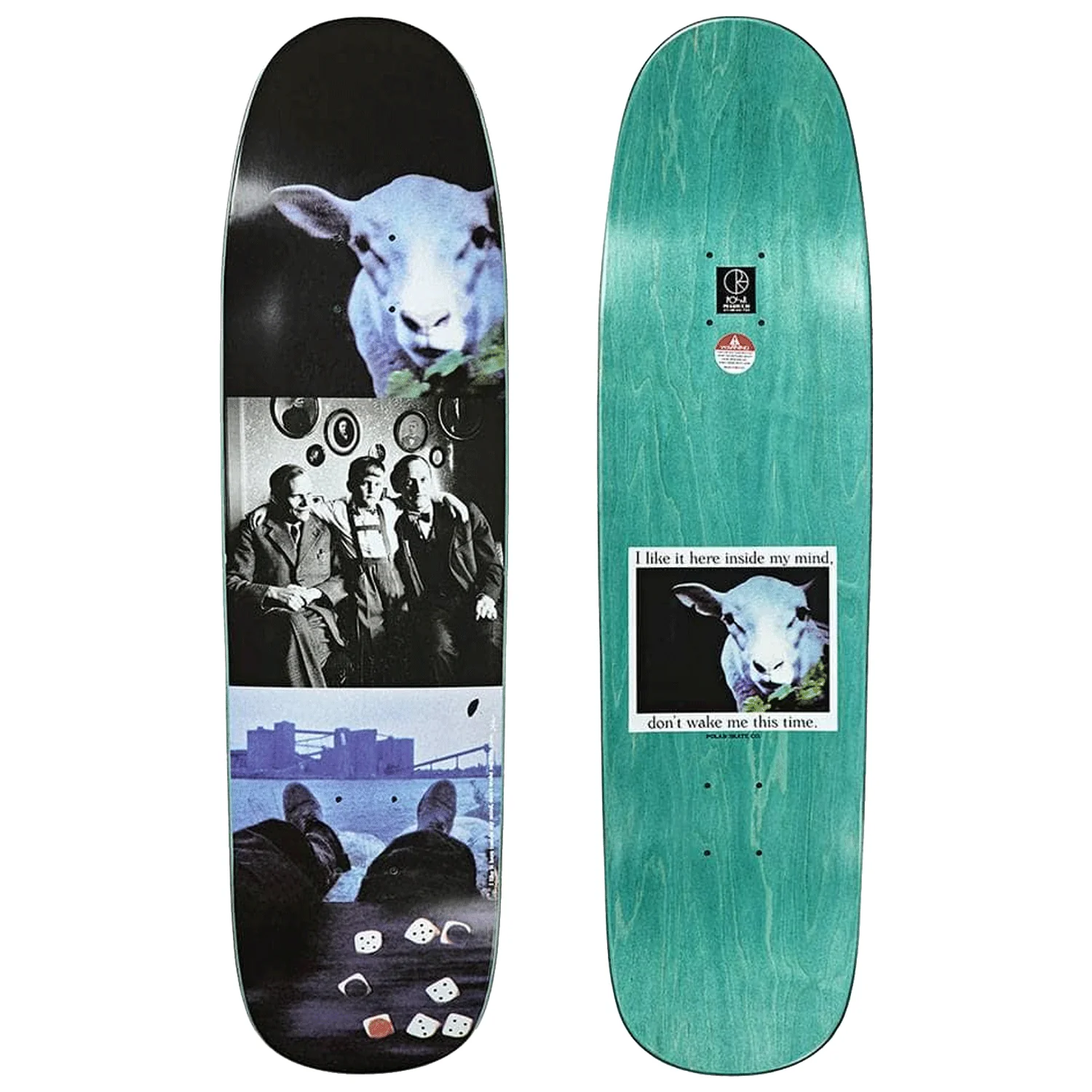 Polar I Like It Here Sheep In Motion P9 Skate Deck