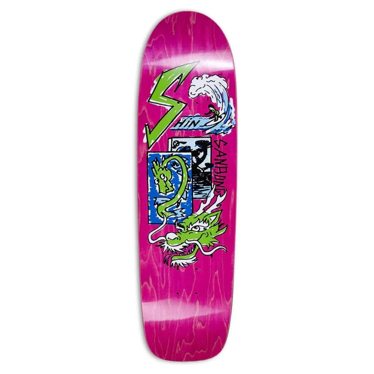 Polar Shin Sanbongi Bonzai Ride 2.0 Surf Jr. Skate Deck 8.75"