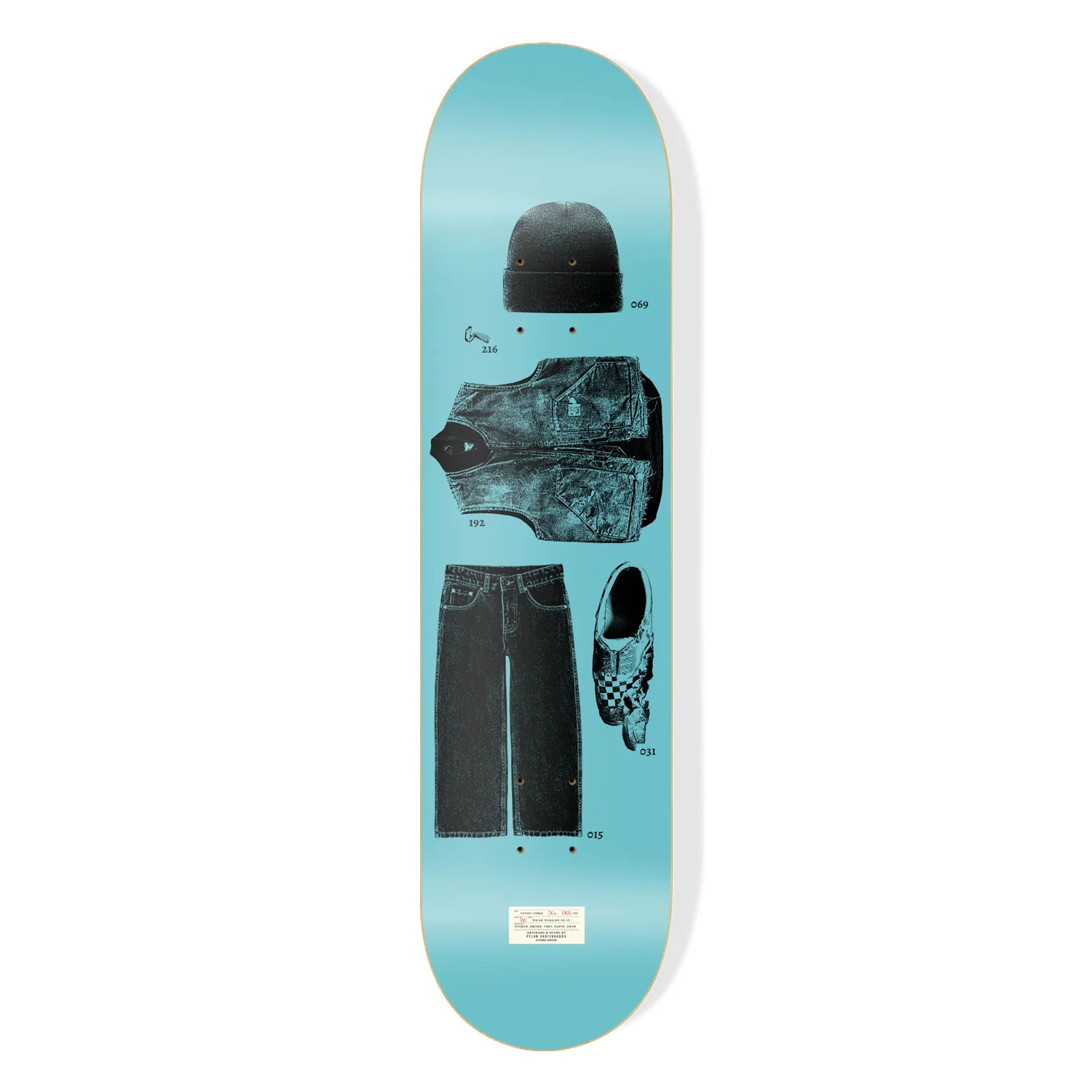 Pylon Study #1 Skate Deck 8.5"
