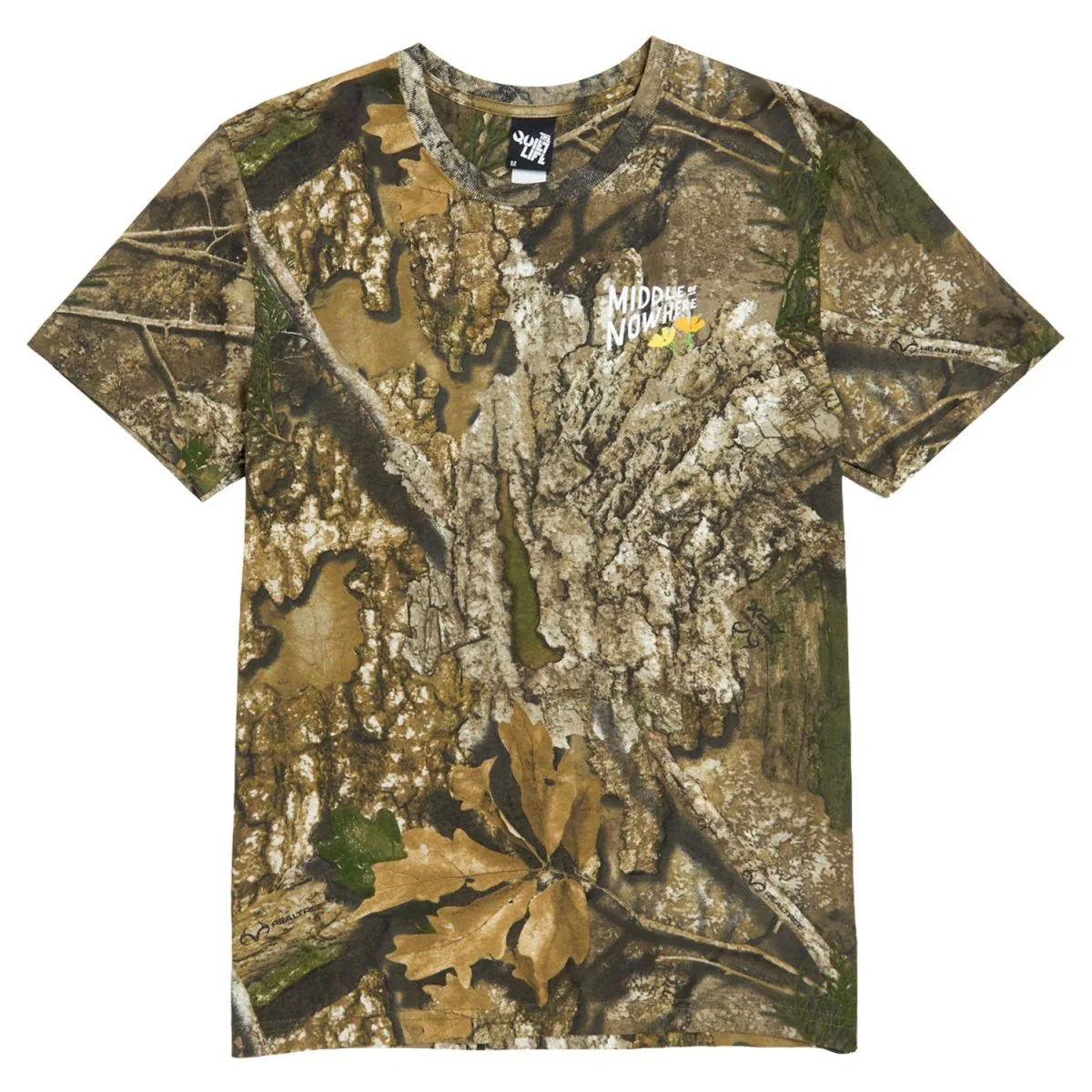 Quiet Life Men's Lonely Palm Middle Of Nowhere T-Shirt Camo