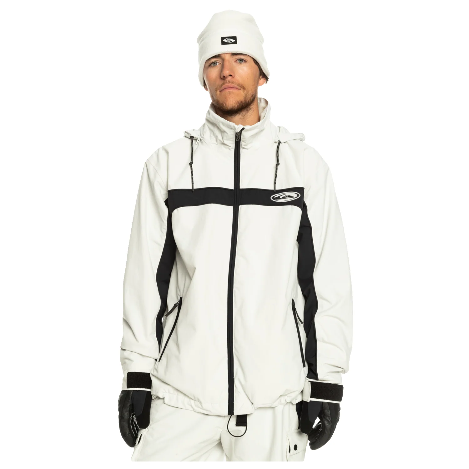 Quiksilver Men's Live Wire Jacket 2024 Nimbus Cloud