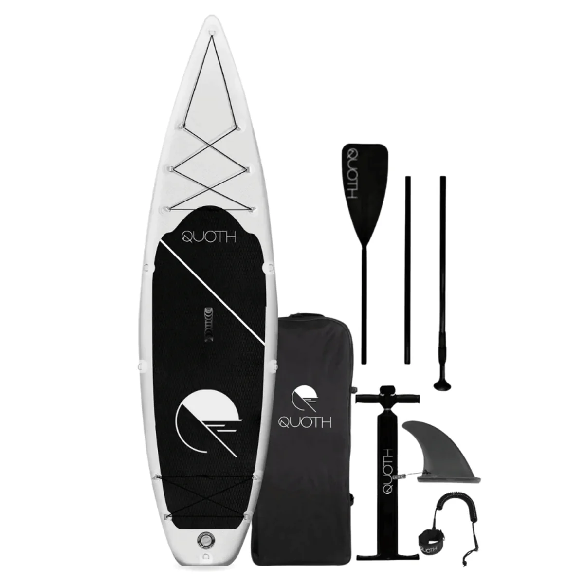 Quoth 11'0" Byrne Inflatable SUP + Kit White