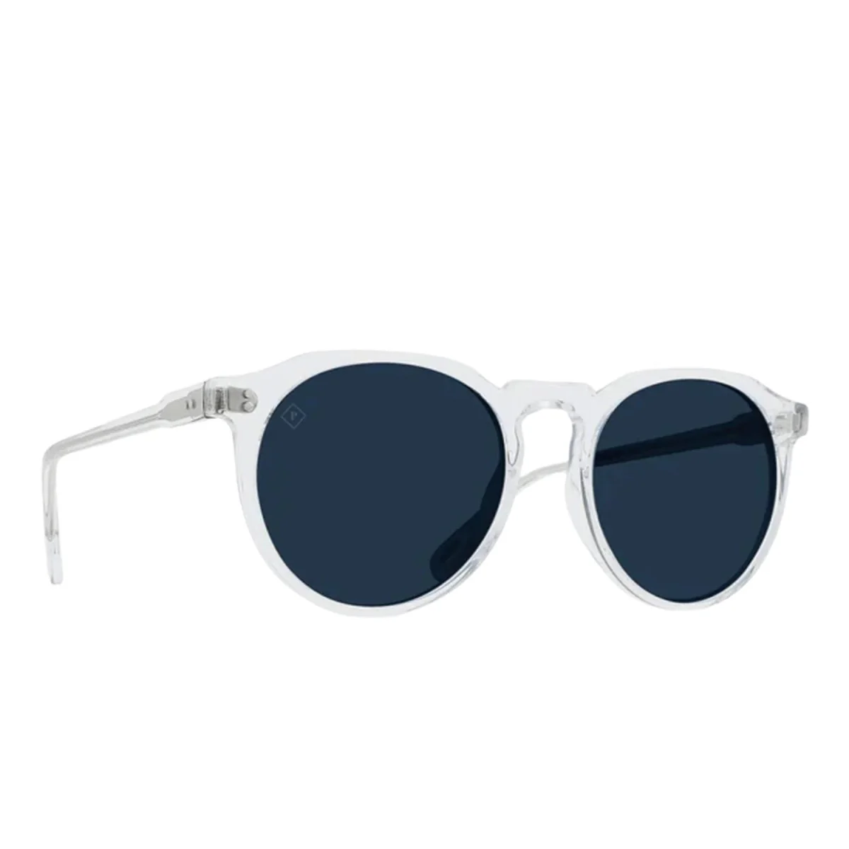 Raen Remmy 52 Sunglasses Crystal Clear/Blue Smoke Polarized