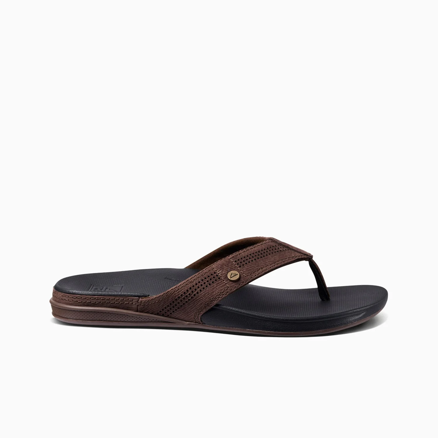 Reef Men's Cushion Lux Sandal Black/Brown
