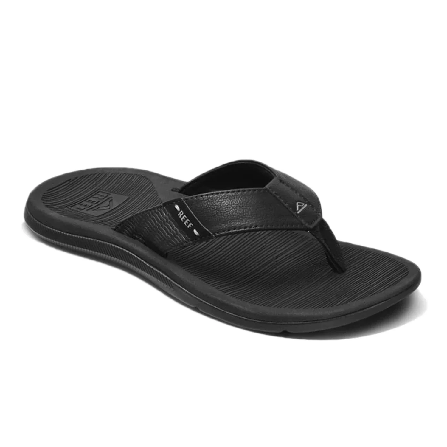 Reef Men's Santa Ana Sandal All Black