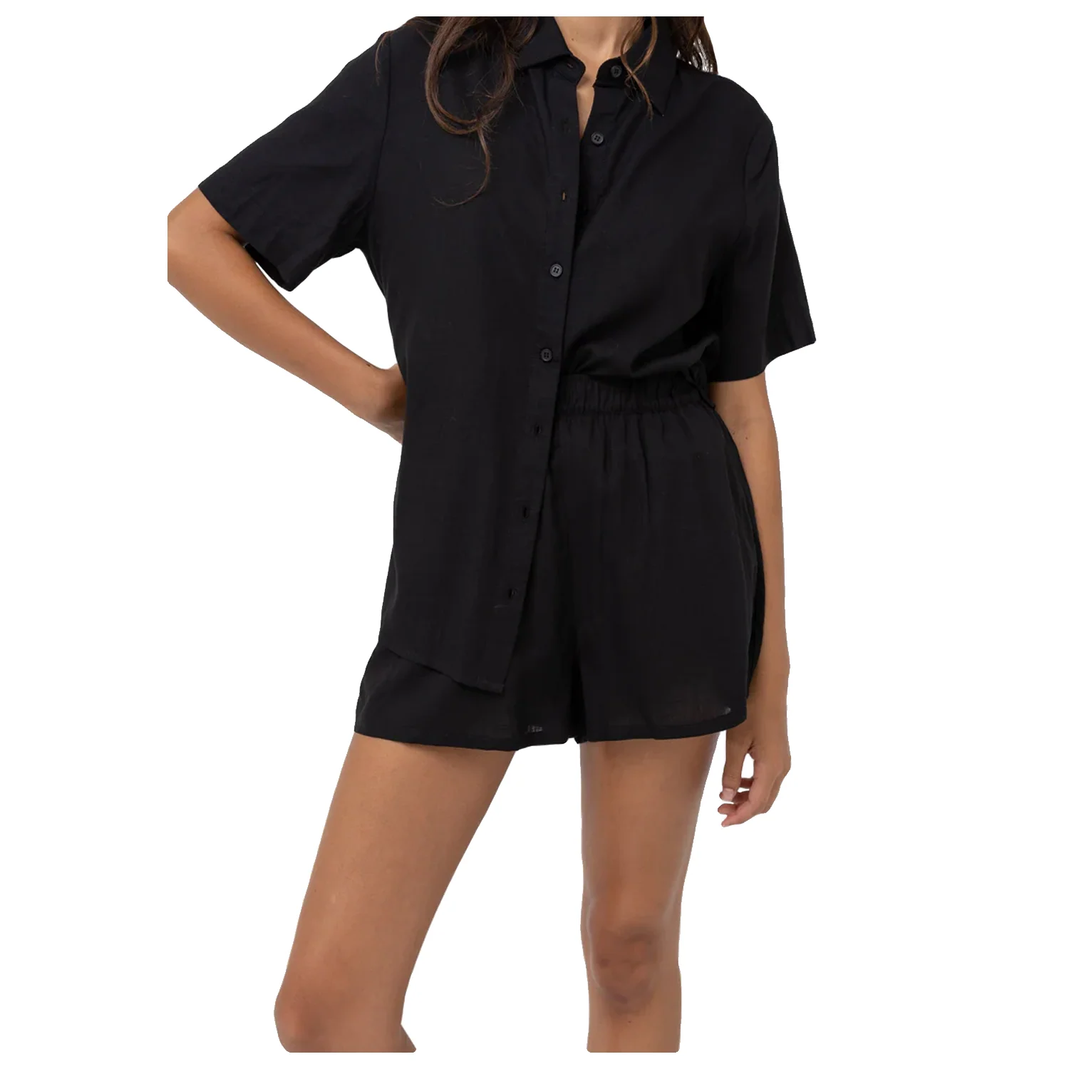 Rhythm Women's Classic Beach Short Black - Image 2