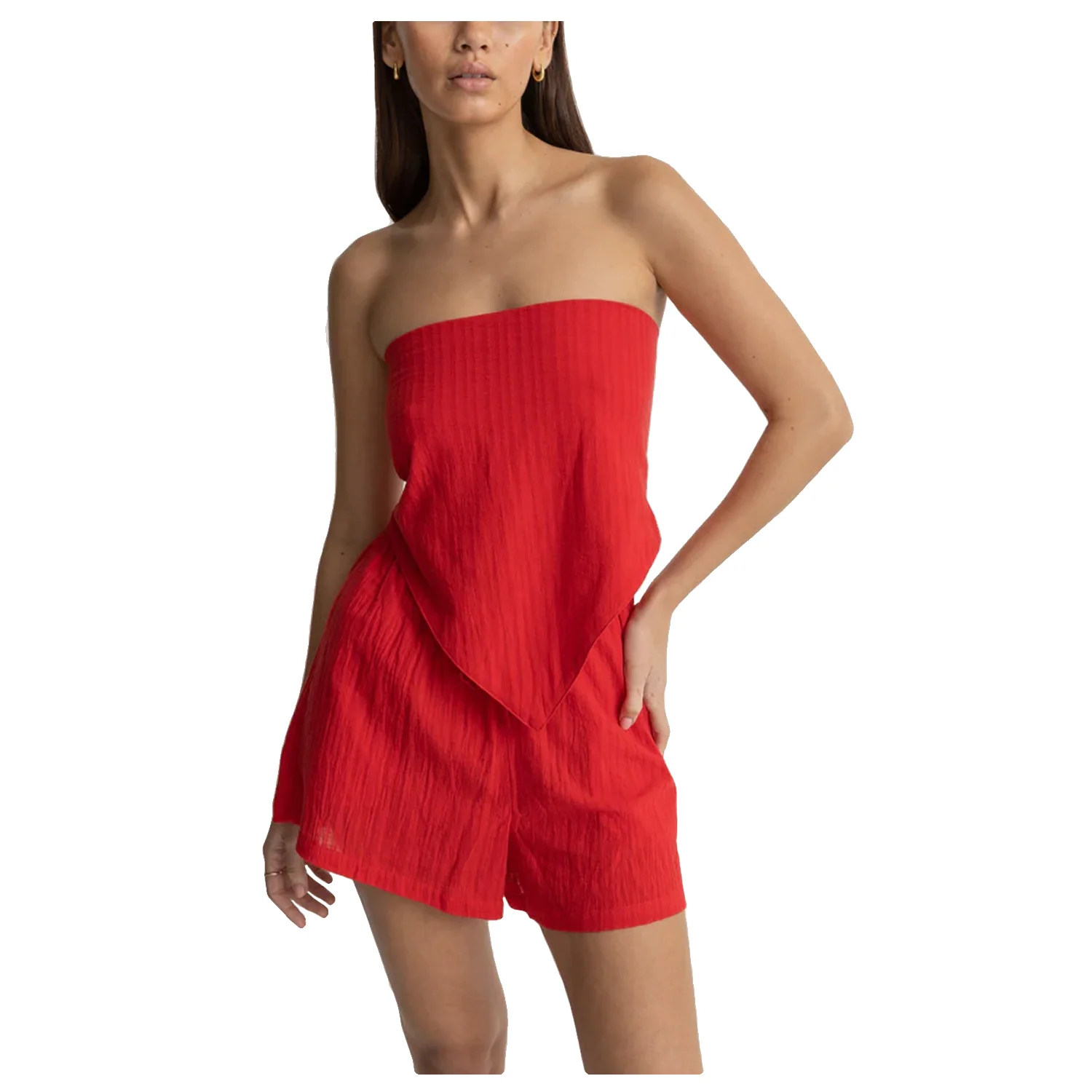 Rhythm Women's Inferna Scarf Top Red Sand - Image 2