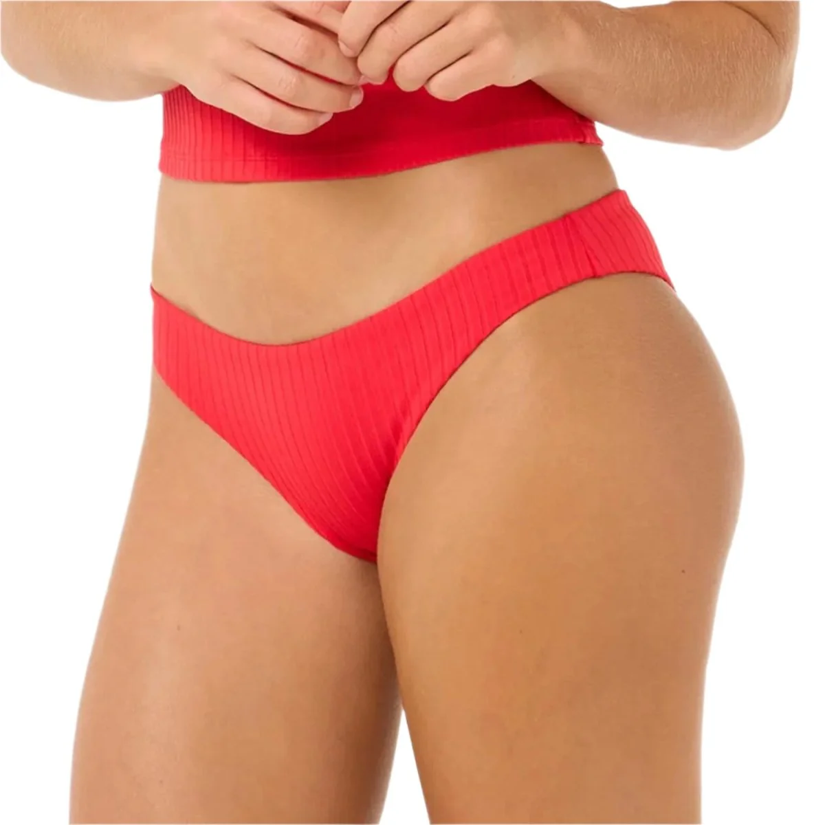 Rip Curl Women's Premium Surf Cheeky Pant Hibiscus Red