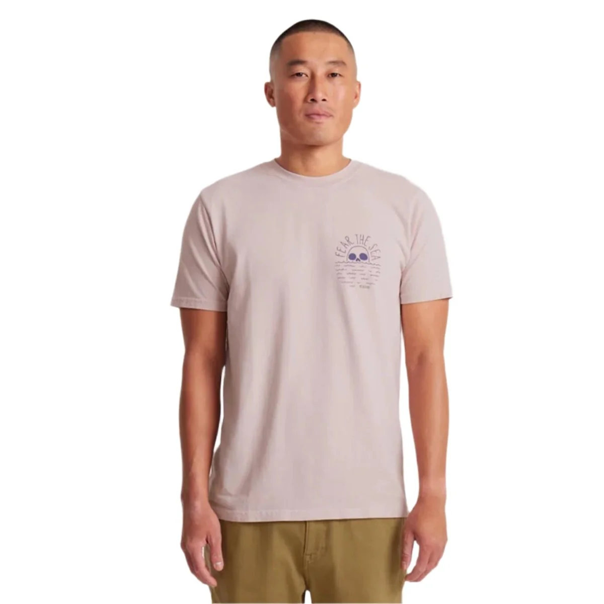 Roark Mens' Fear The Sea T-Shirt Dusty Violet