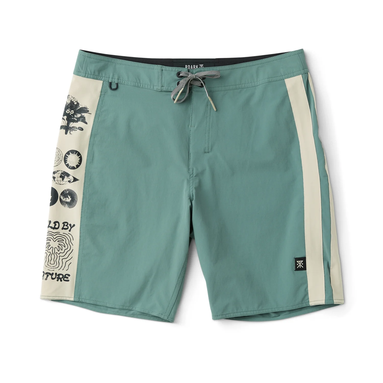 Roark Men's Passage Panel 18.5" Boardshort  Slate Green