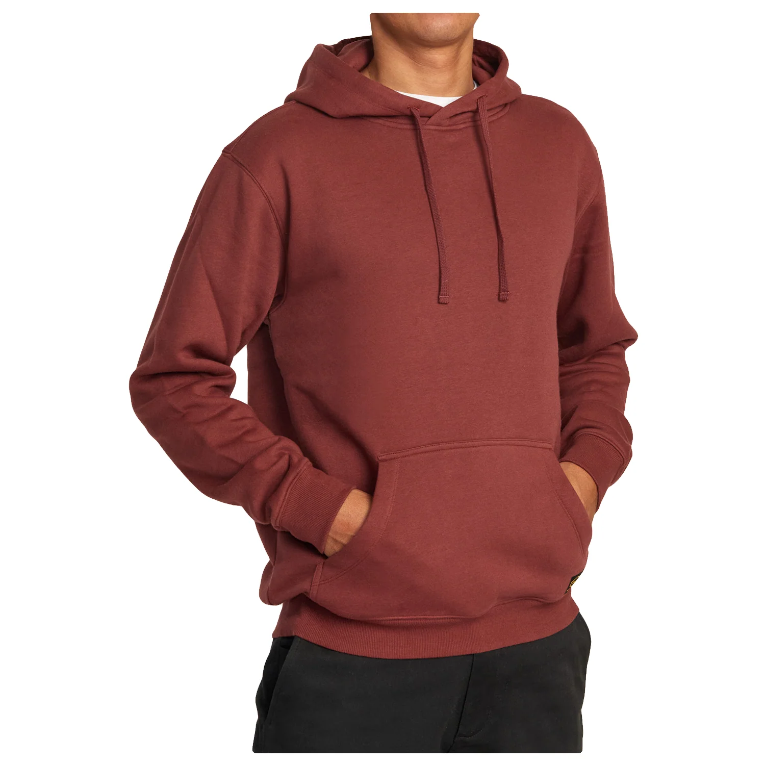RVCA Men's Americana Hoodie 2 Red Earth