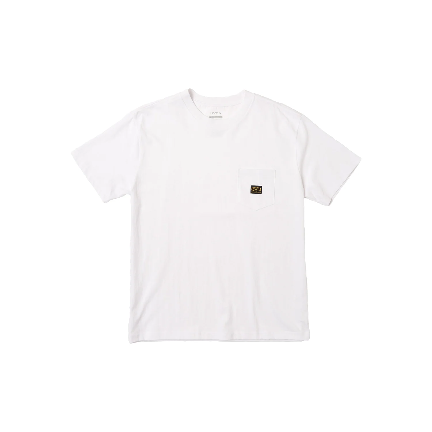 RVCA Men's Americana Label S/S Tee White