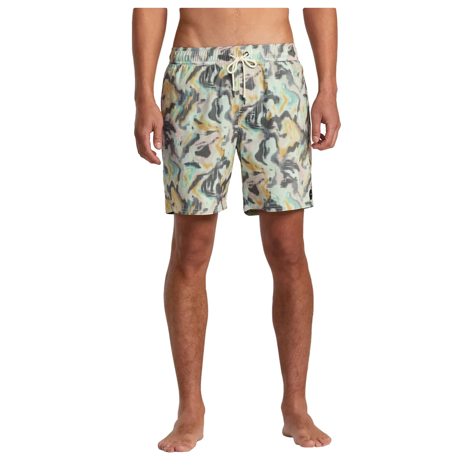 RVCA Men's Manic Elastic Boardshort Light Blue