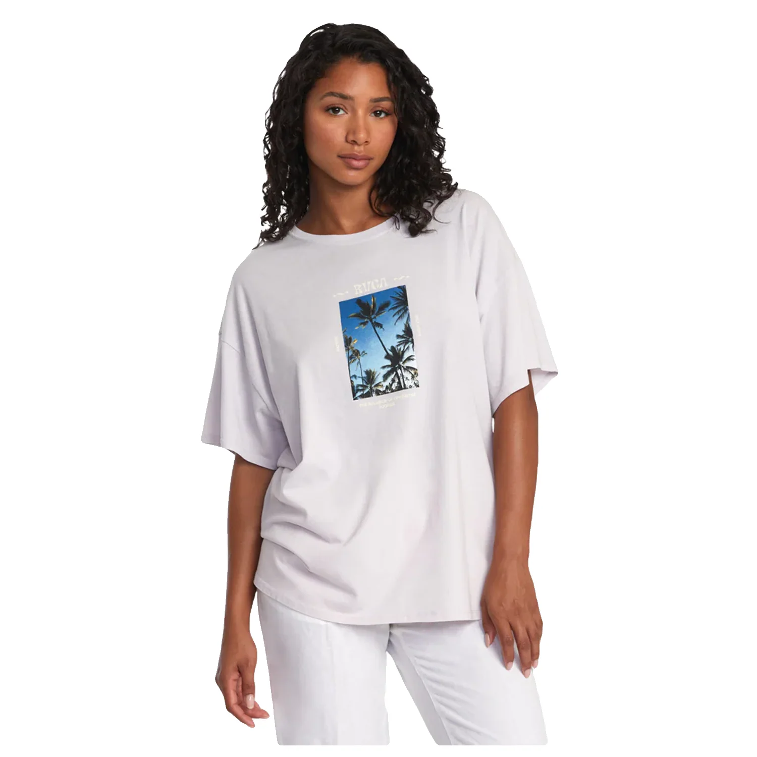 RVCA Women's Trade Winds T Shirt Fog
