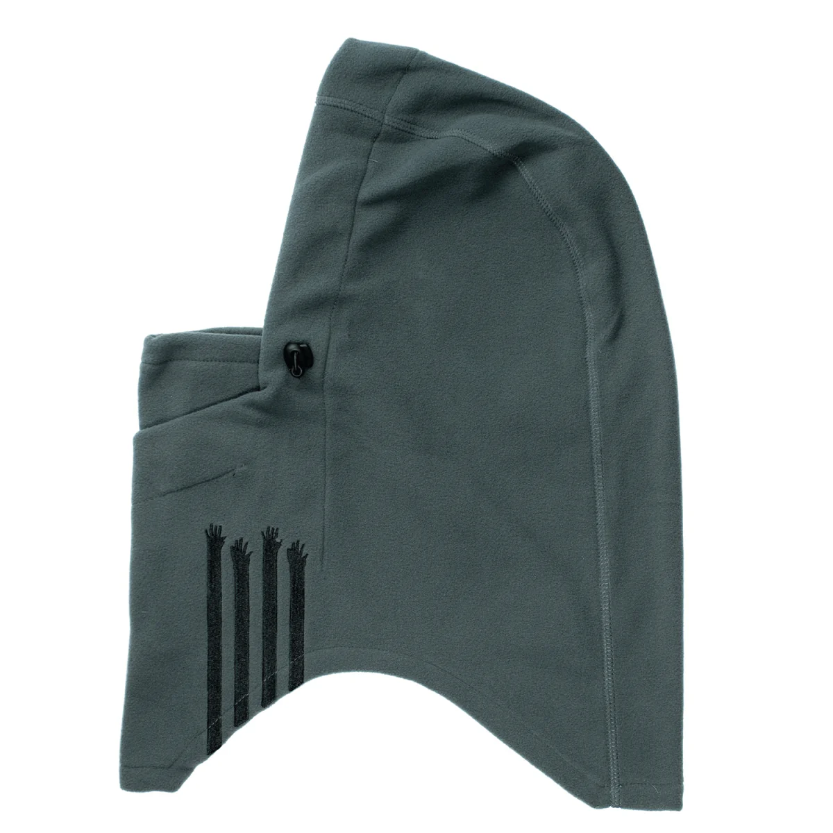 Salmon Arms Fleece Hood Grey