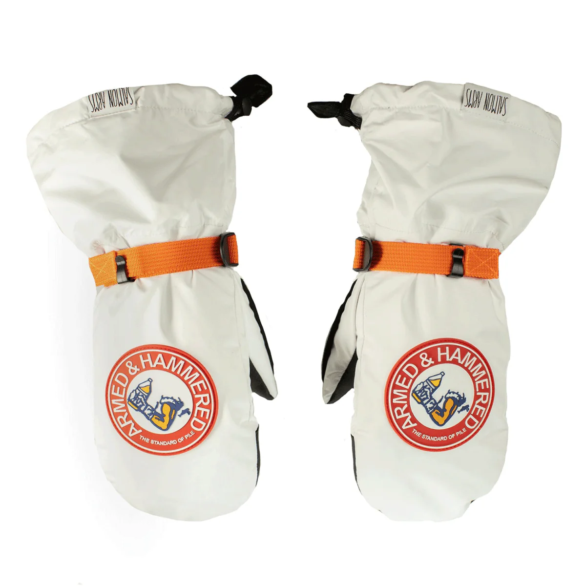 Salmon Arms Overmitt 2 Mitt Armed & Hammered White