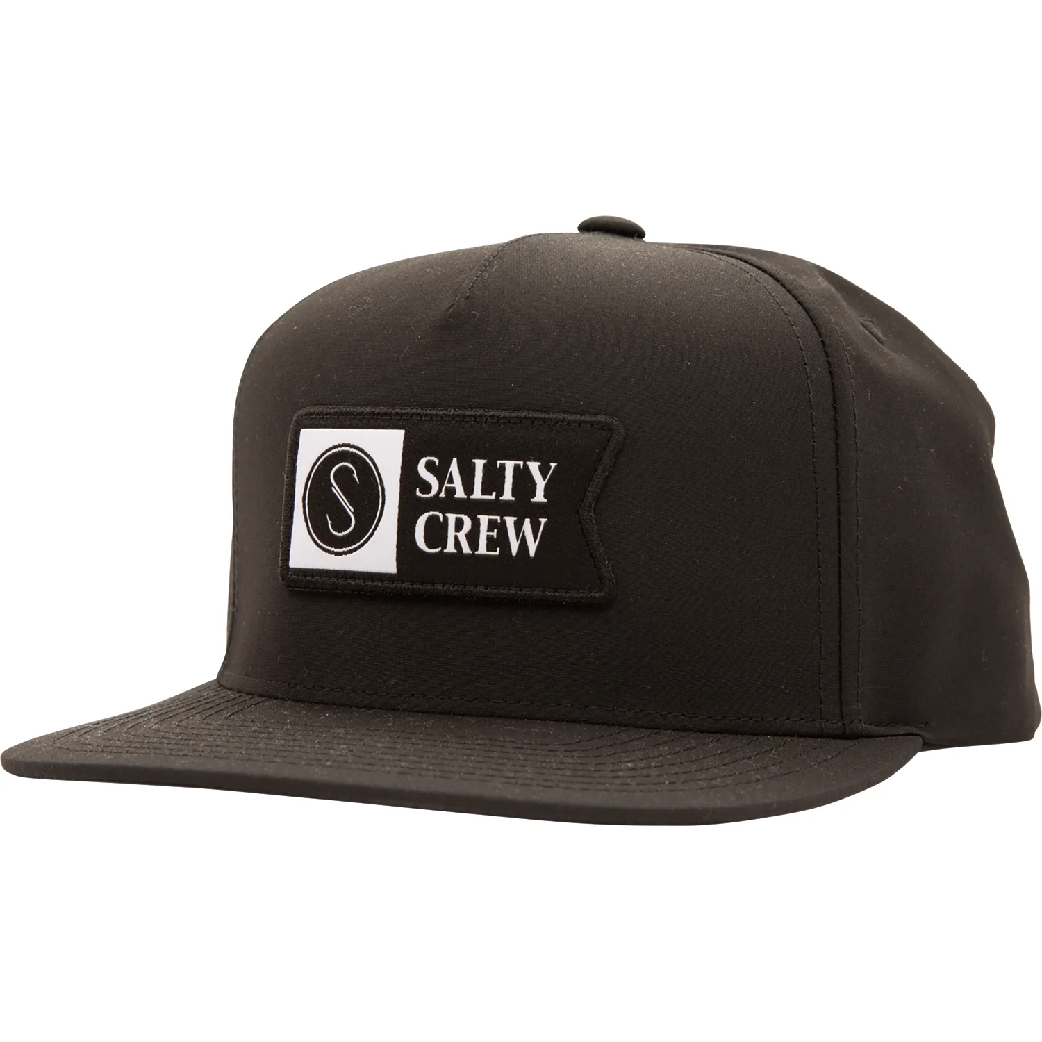 Salty Crew Men's Alpha Tech 5 Panel Black