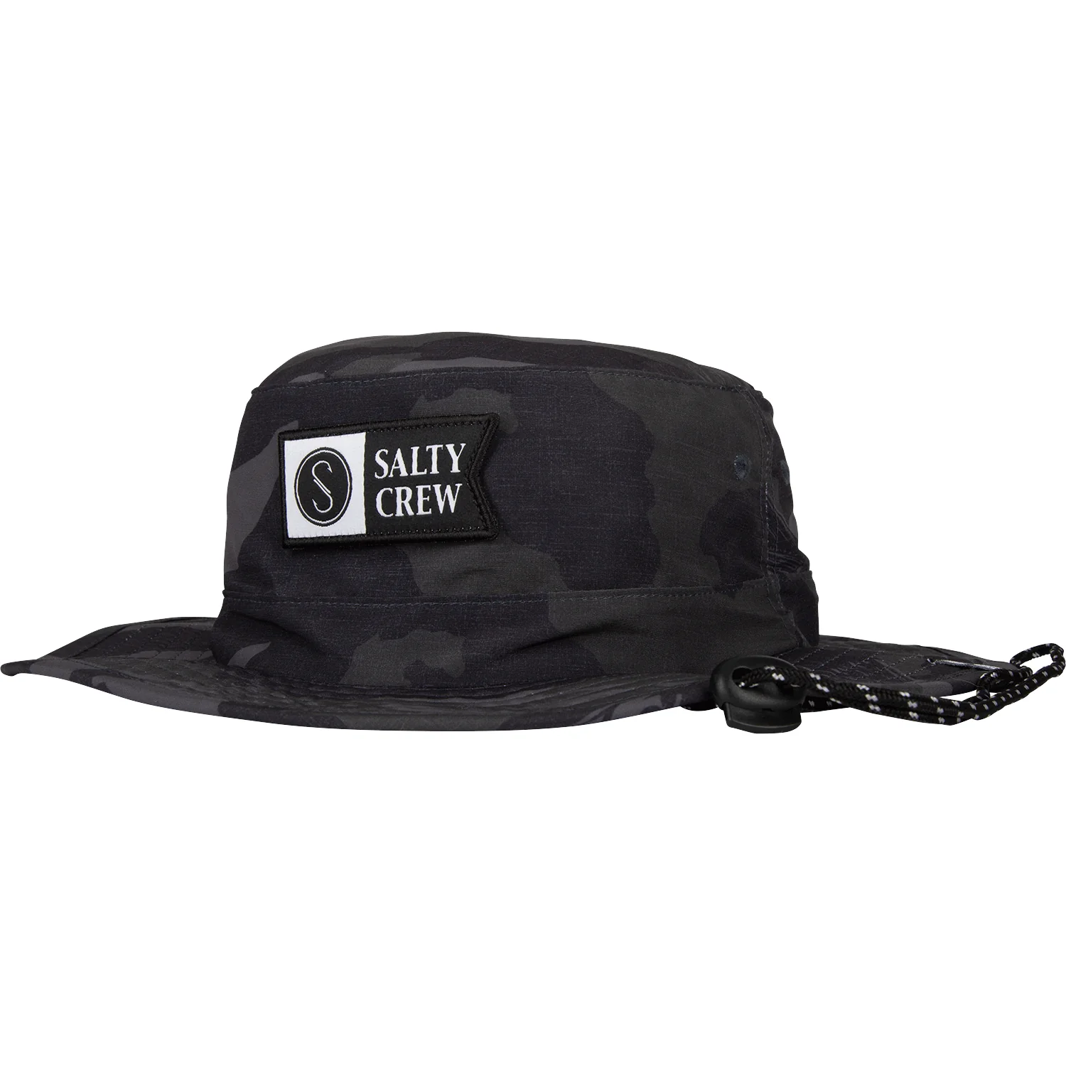 Salty Crew Men's Alpha Tech Boonie Black Camo