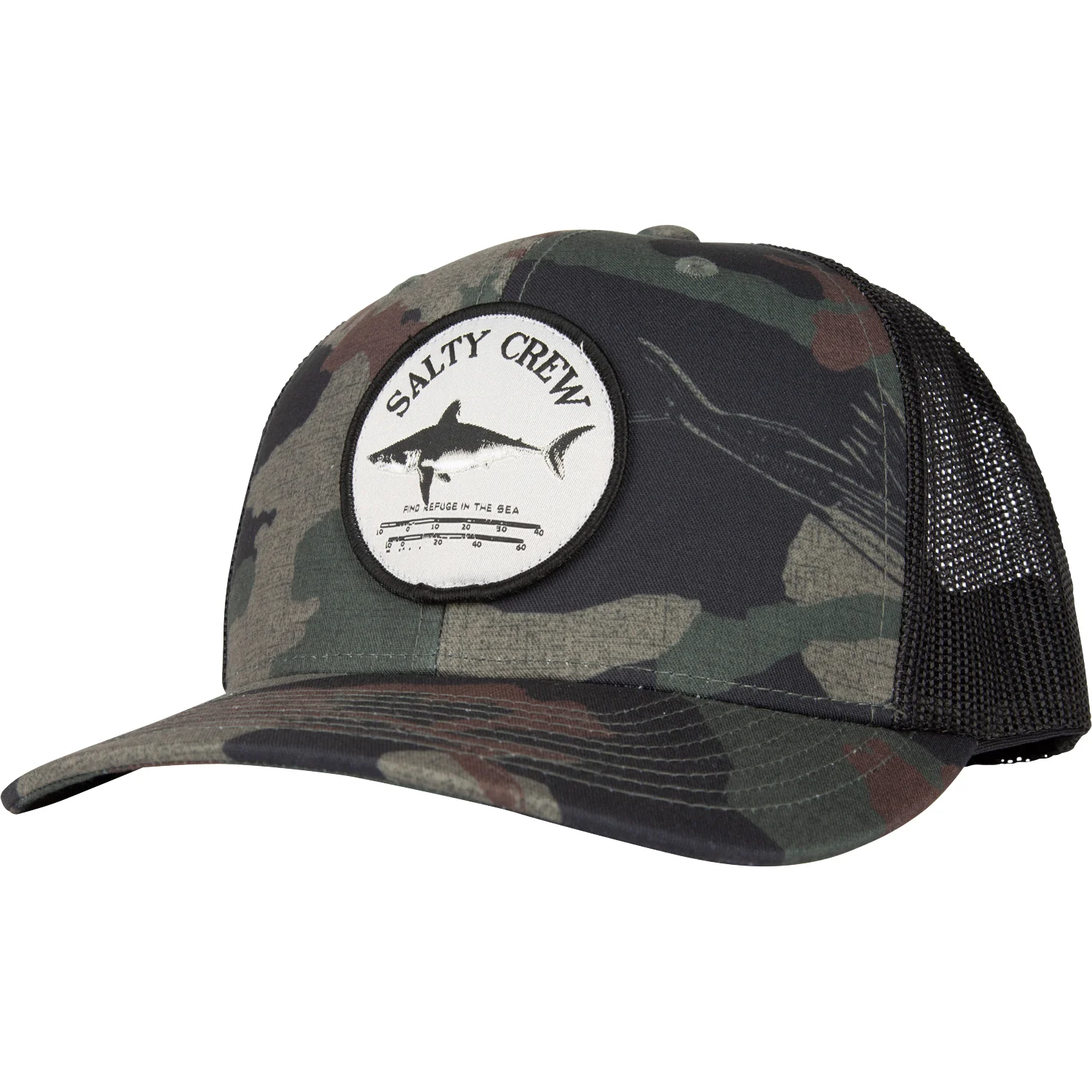 Salty Crew Men's Bruce Retro Trucker Salty Camo