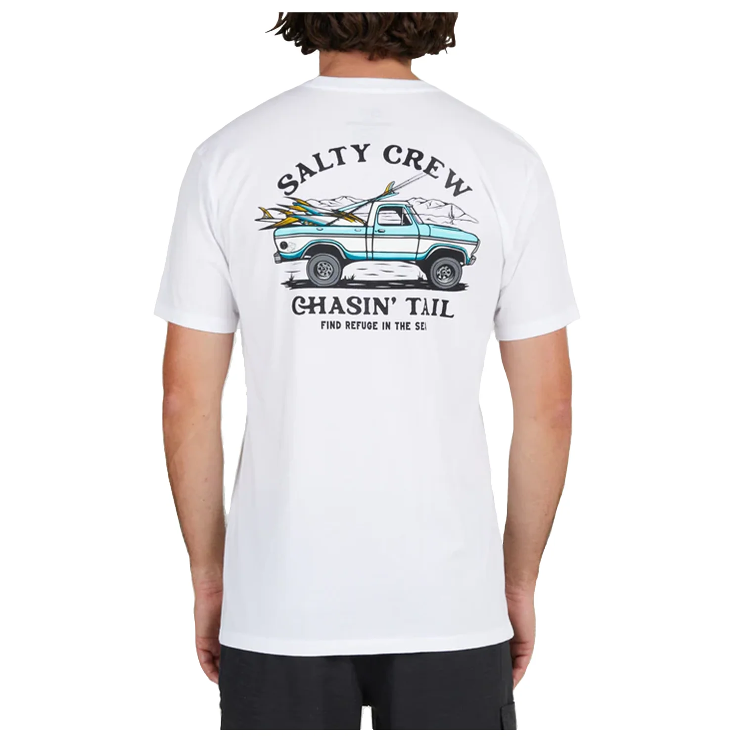 Salty Crew Men's Off Road Premium S/S T Shirt White