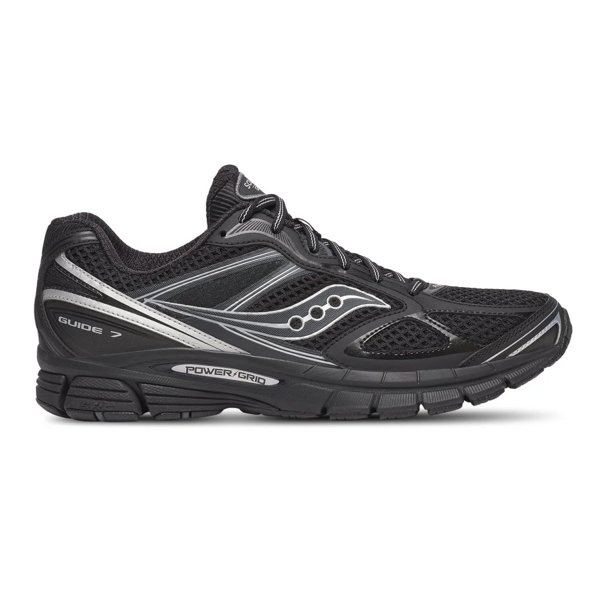 Saucony Progrid Guide 7 Shoe Black/Silver