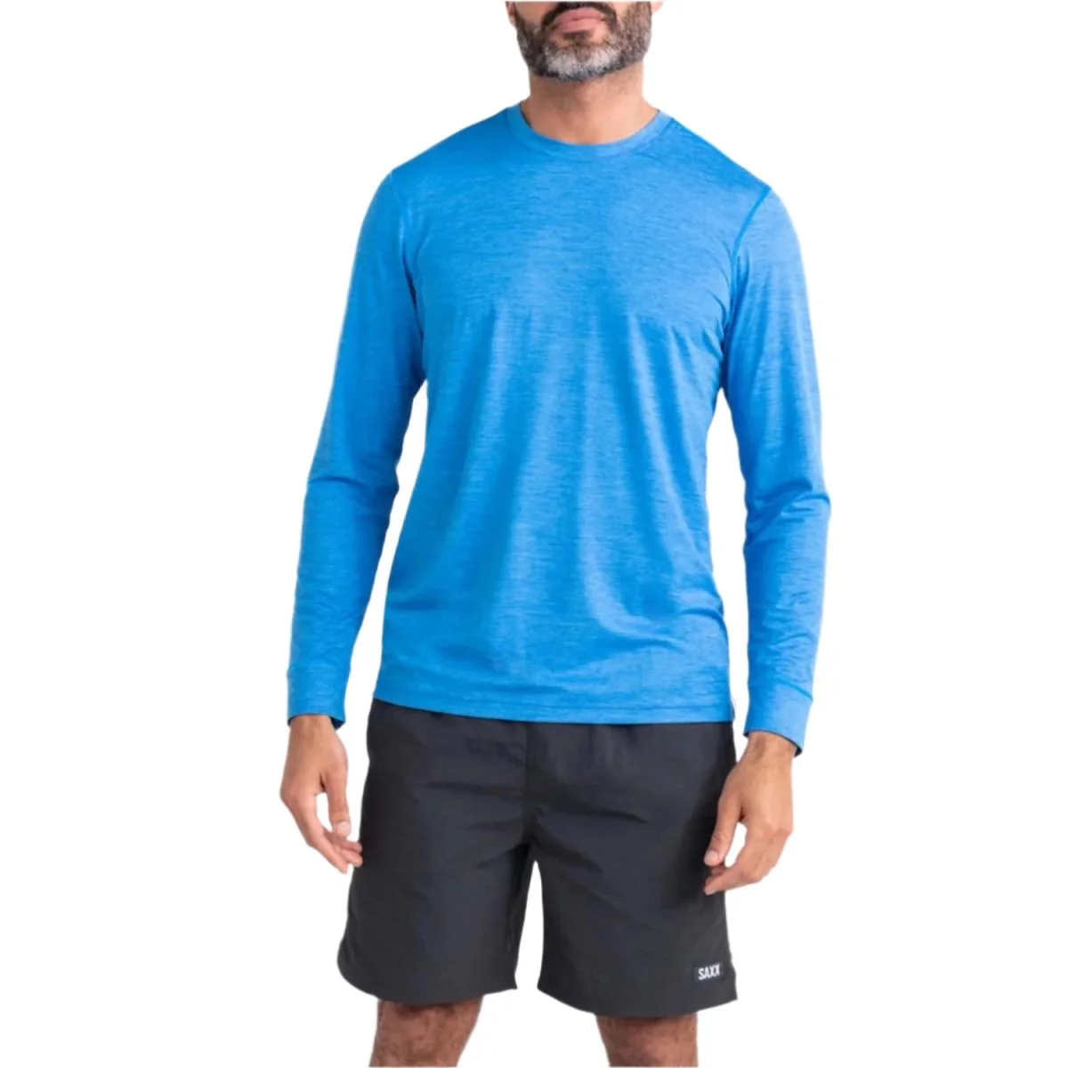 SAXX Men's Go Coastal 2N1 Volley 7" Boardshort Faded Black