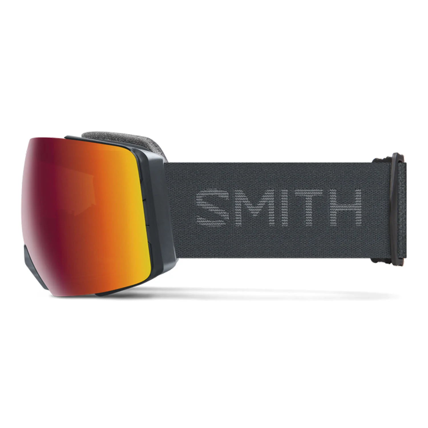 Smith I/O MAG XL Low Bridge Fit Goggles Slate/ChromaPop Everyday Red Mirror + Chromapop Storm Blue Sensor Mirror - Image 2