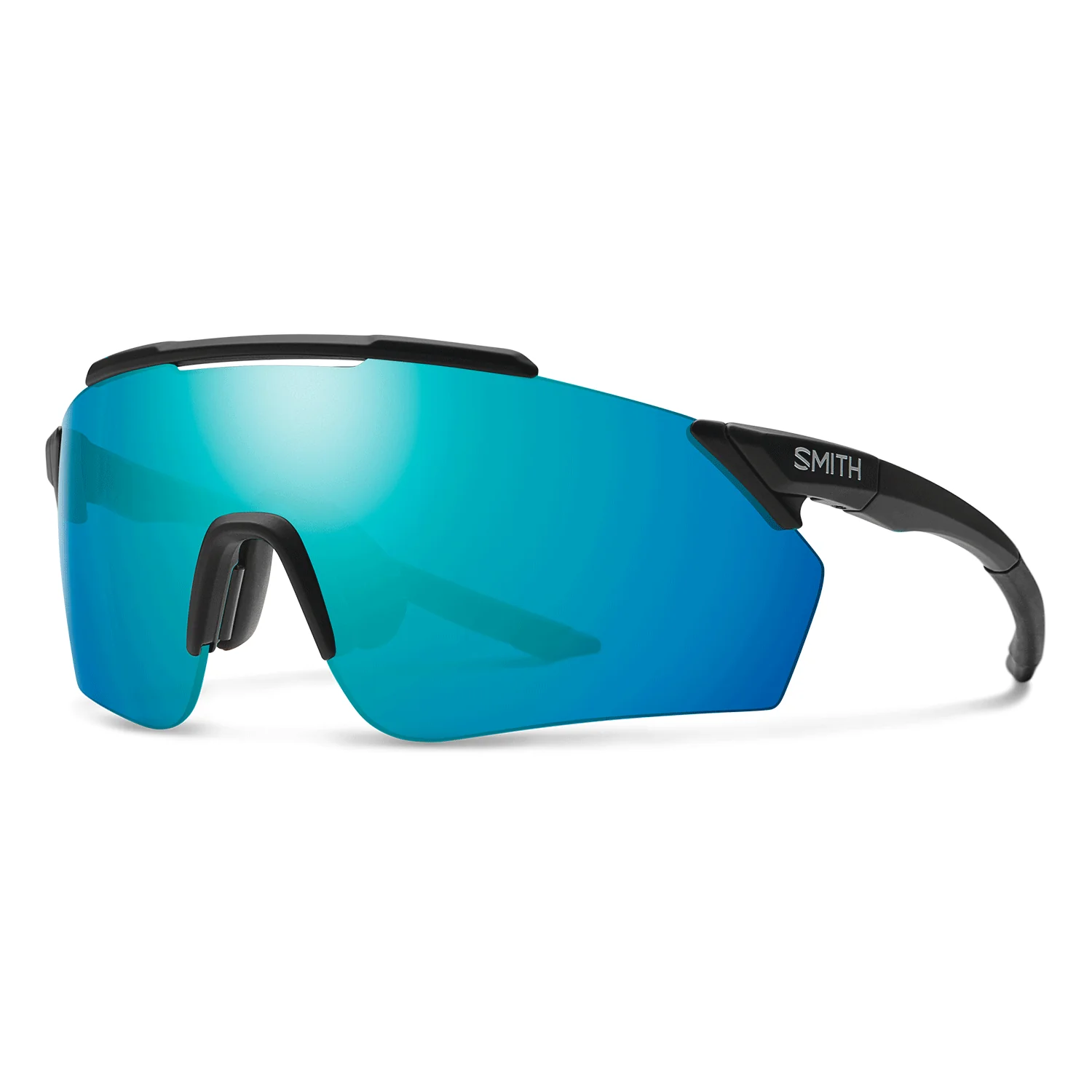Smith Ruckus Sunglasses Matte Black/ChromaPop Opal Mirror