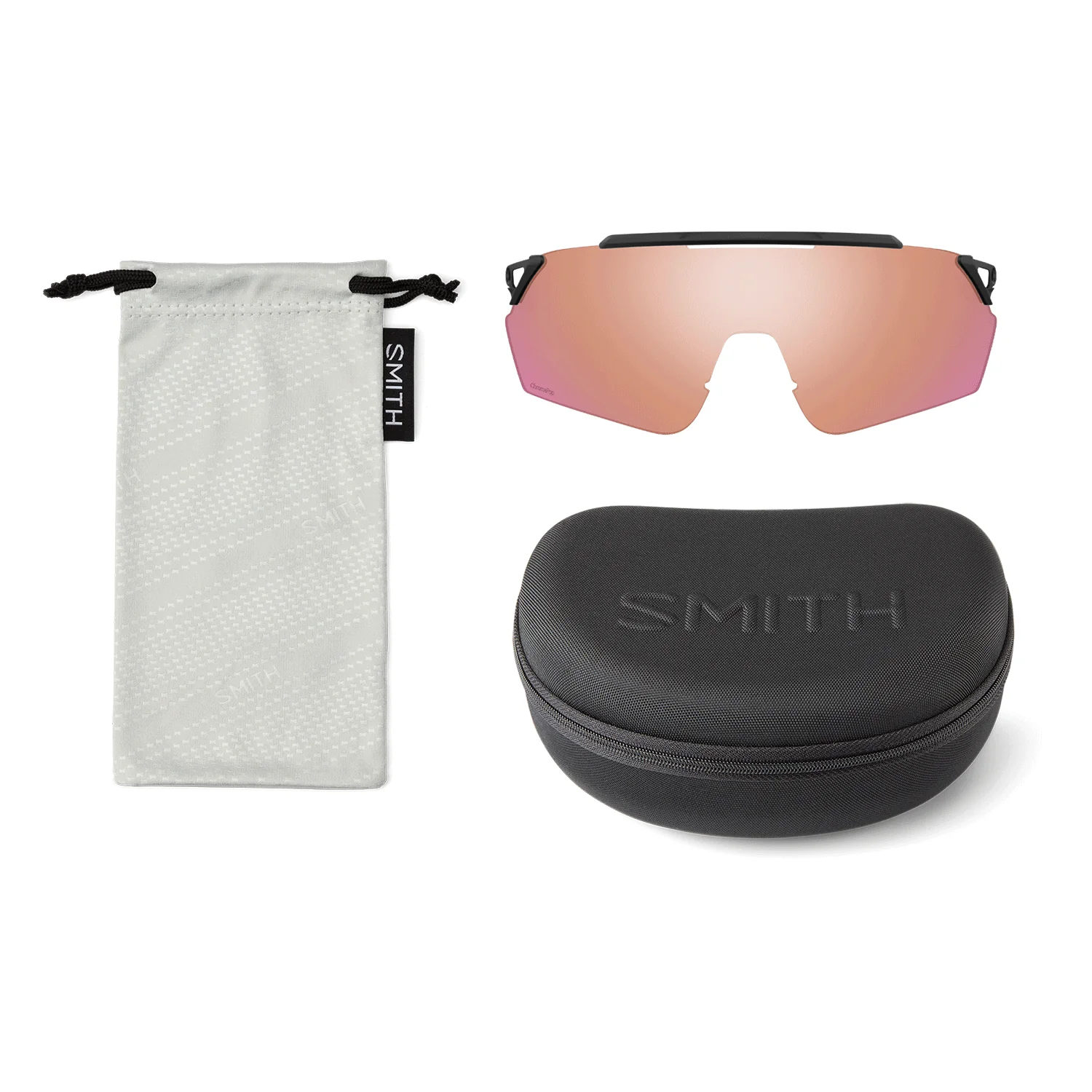 Smith Ruckus Sunglasses Matte Black/ChromaPop Platinum Mirror - Image 2