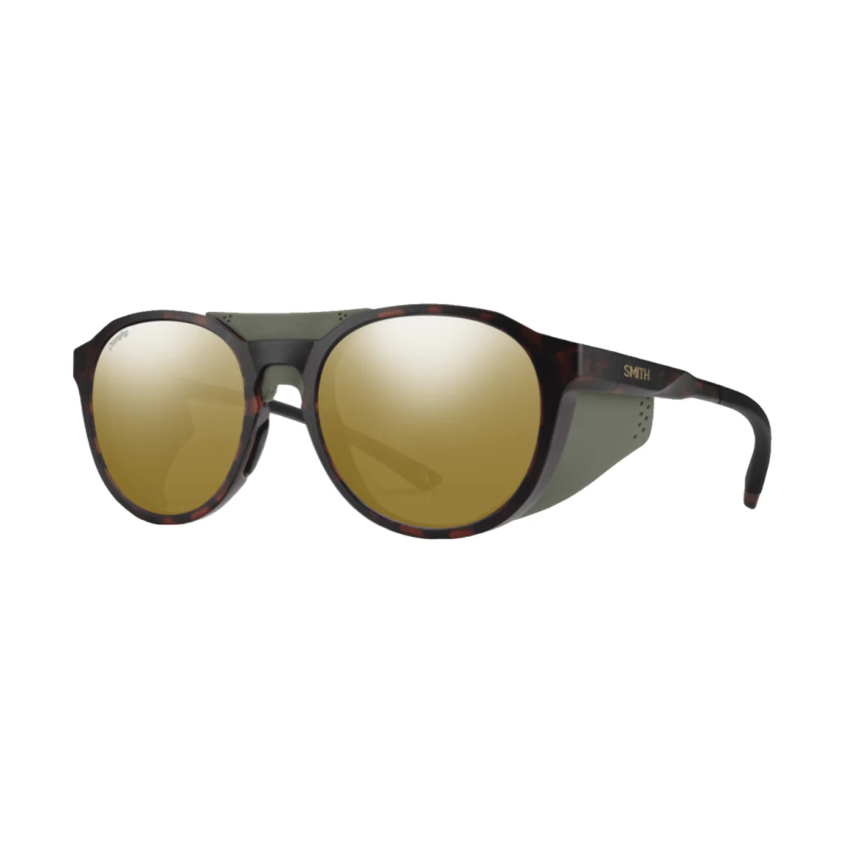 Smith Venture Sunglasses Matte Tortoise/ChromaPop Glass Polarized Bronze Mirror