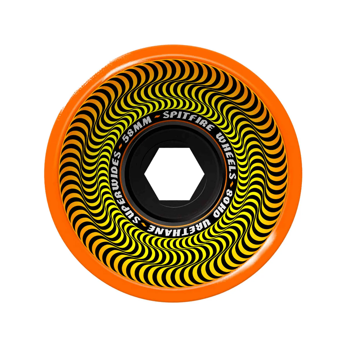 Spitfire 80HD Superwides Skate Wheels Orange 58mm