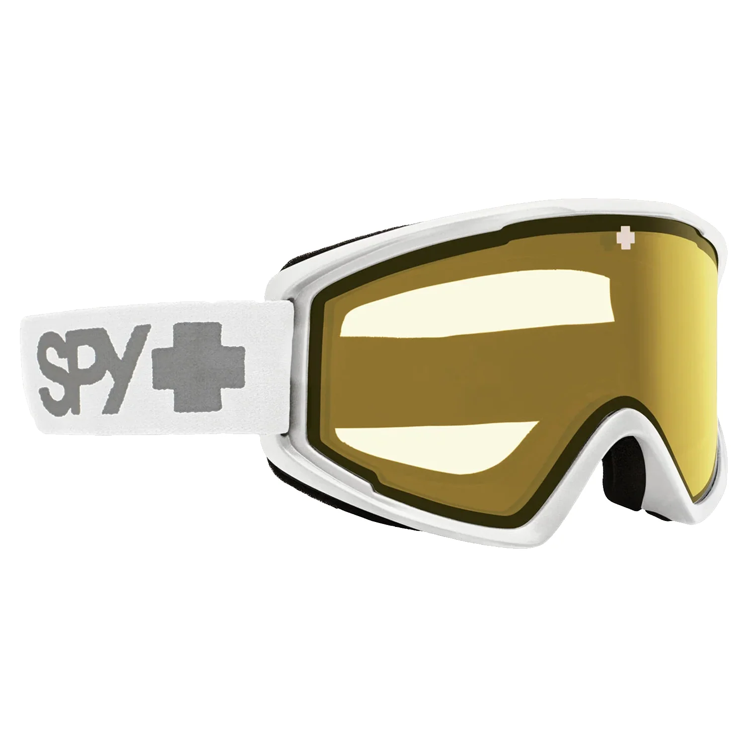 Spy Crusher Elite Goggles White/Yellow Photochromic