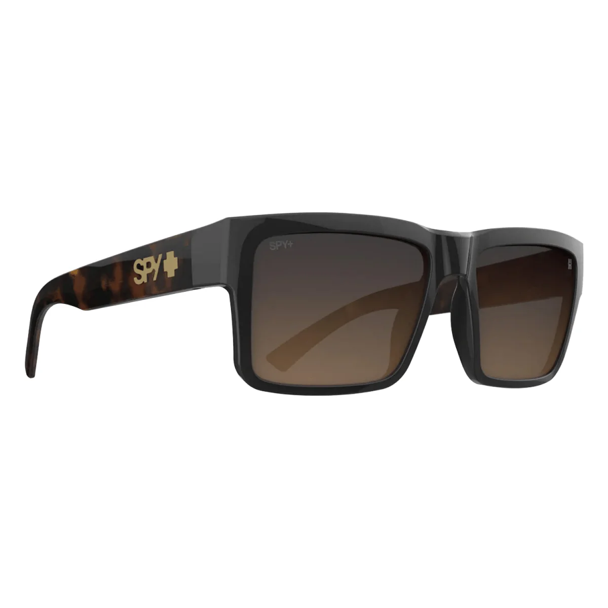 Spy Montana Sunglasses Black Honey Tort/Happy Dark Brown Fade