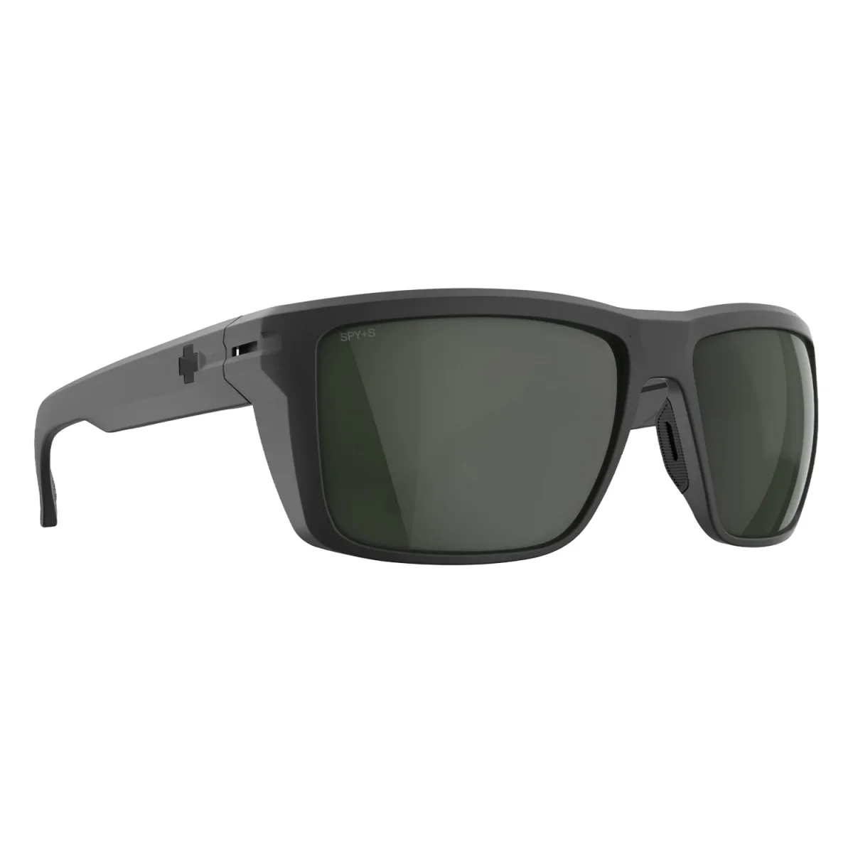 Spy Overhaul XL ANSI Sunglasses Matte Black/Happy Gray Green Polar