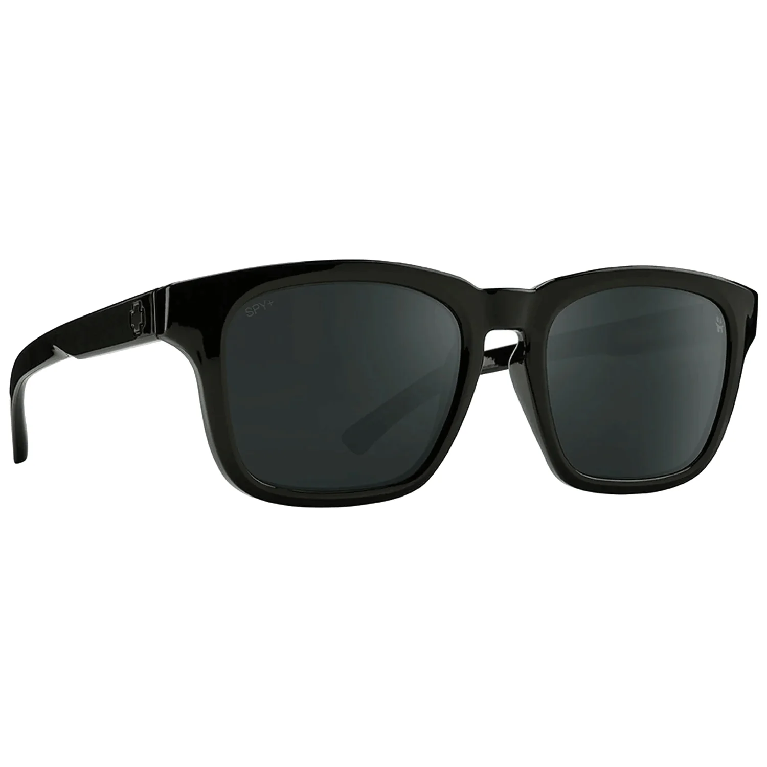 Spy Saxony Sunglasses Black/Happy Grey Green Black Mirror