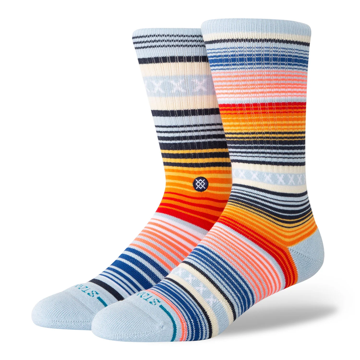 Stance Curren Crew Sock Ice Blue