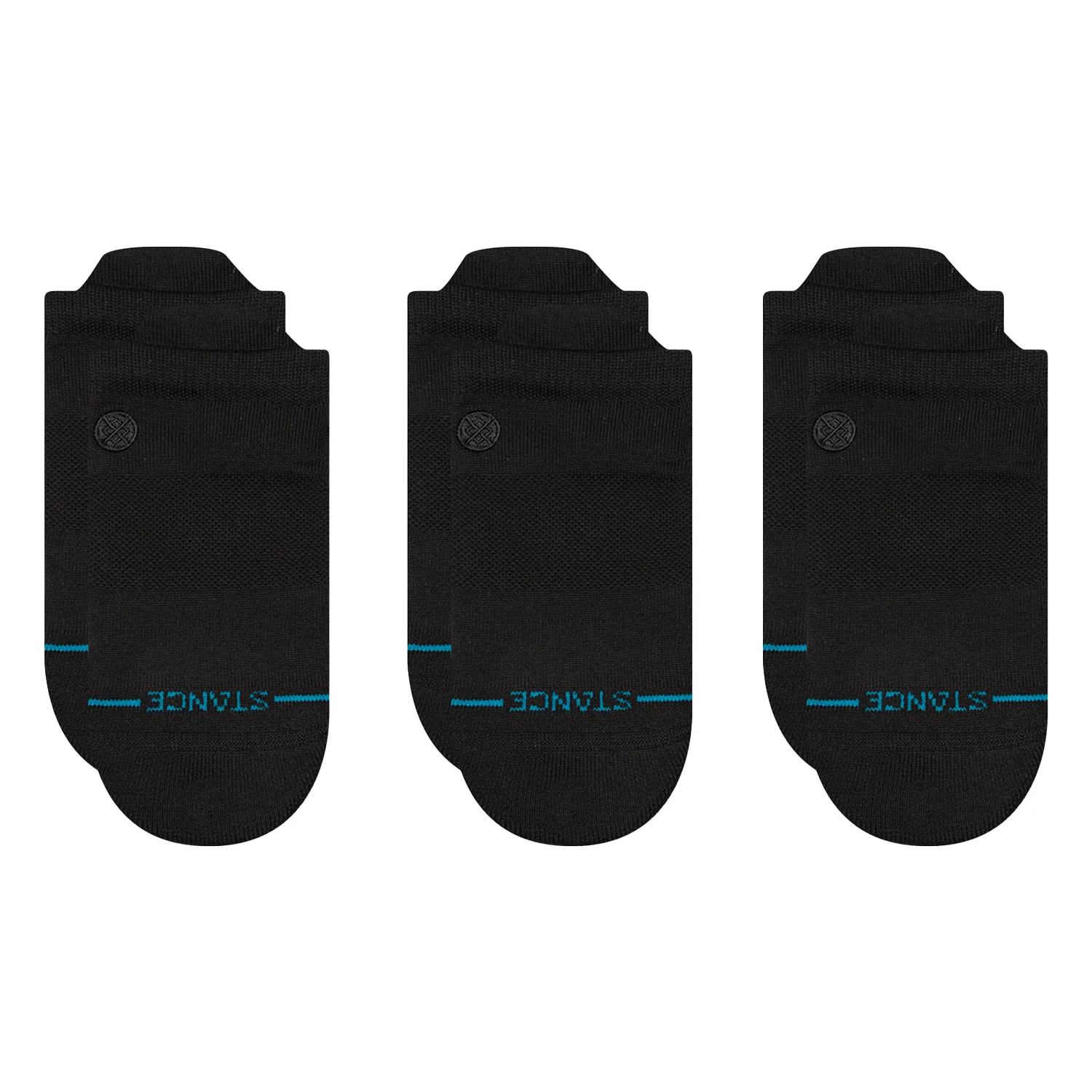 Stance Icon Low Tab 3 pk Sock Black