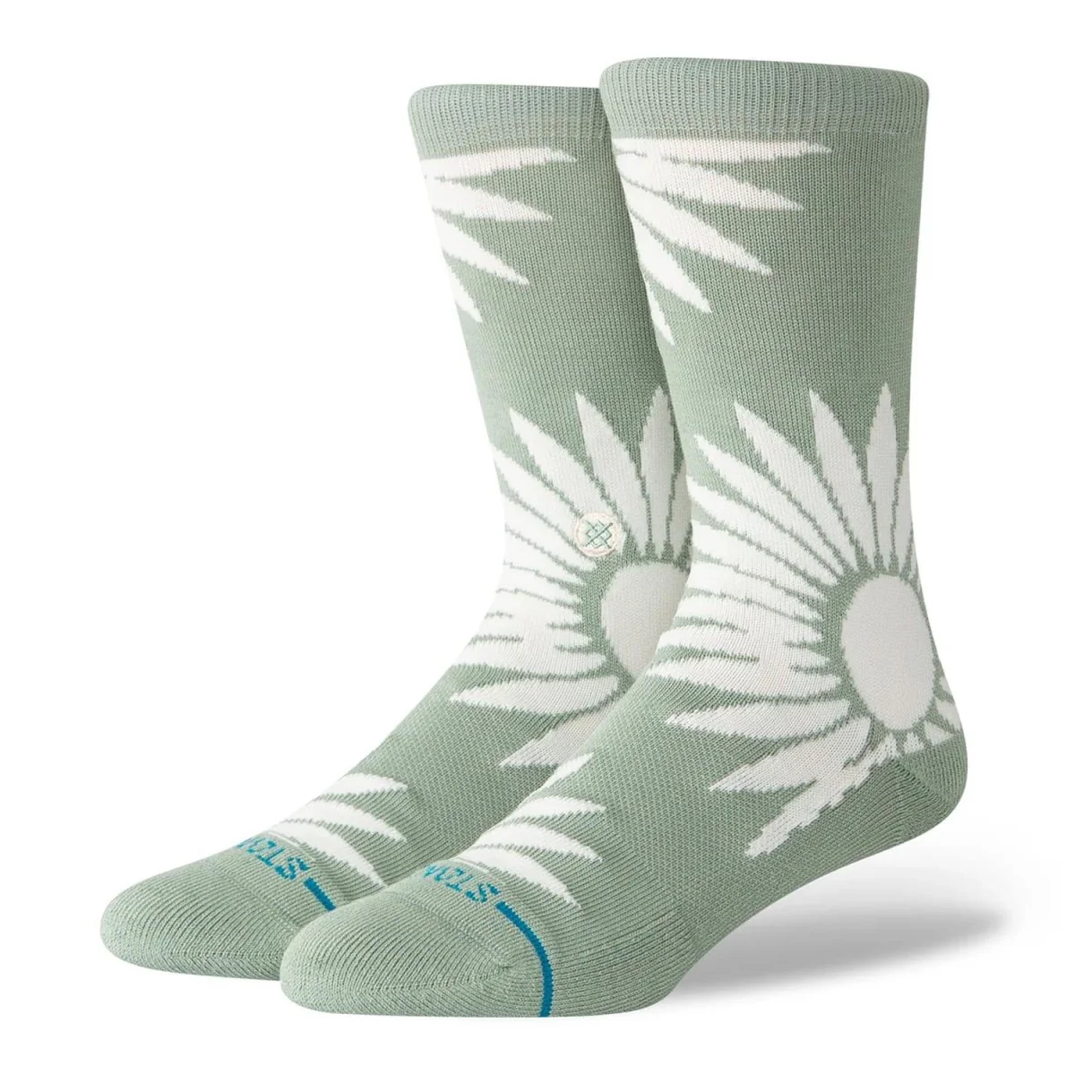 Stance Radial Burst Crew Sock Seagreen